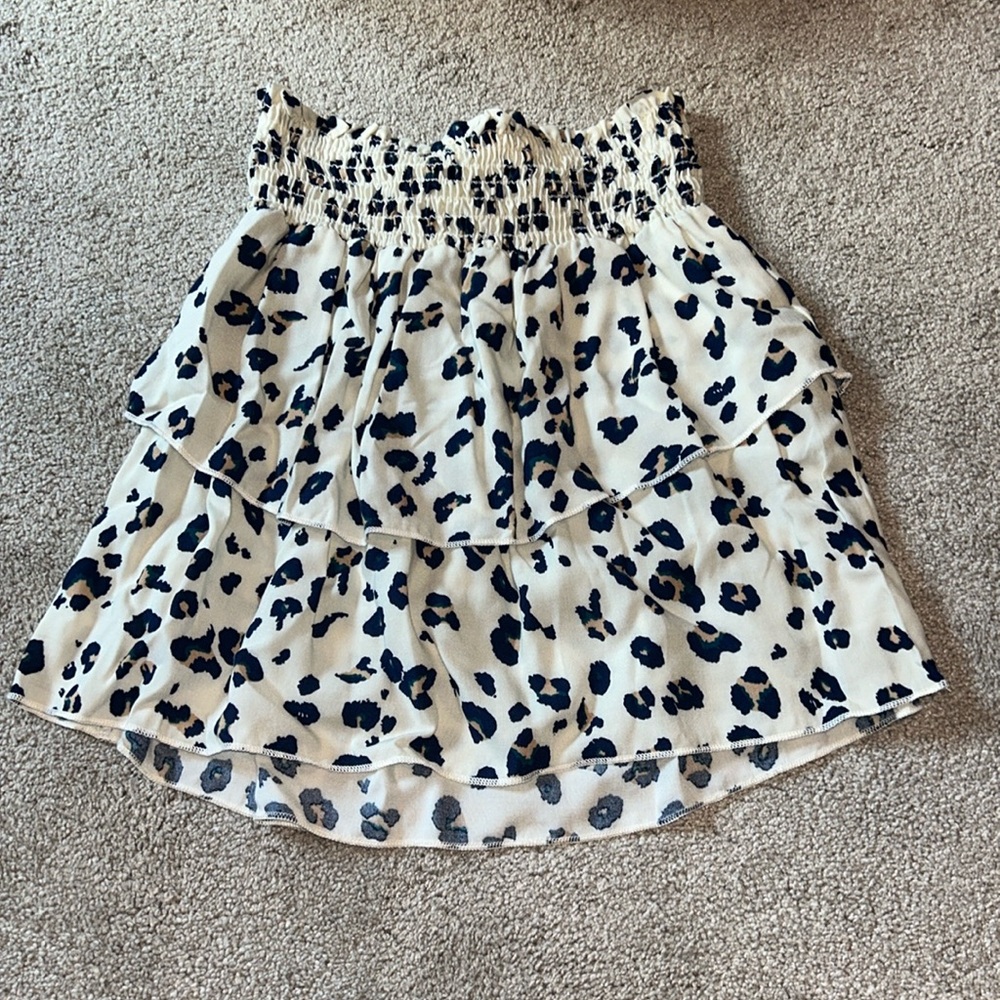 vintage havana cheetah print skort